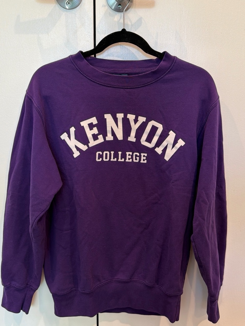 Kenyon College Purple Crewneck Sweatshirt